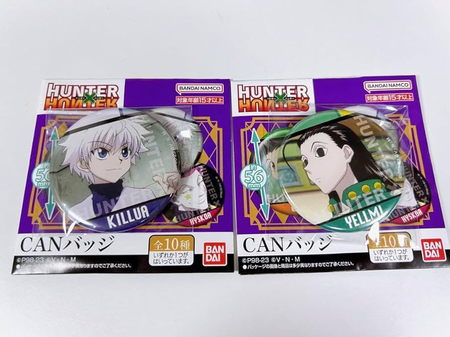 Amazon.co.jp: ハンターハンター HUNTER×HUNTER 缶バッジ キルア